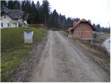 Dolenja vas (Kosmulj) - Partisan cottage on Ključ